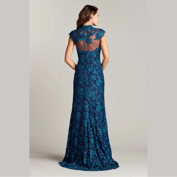TADASHI SHOJI - QARA EMBROIDERED GOWN - Picture 2 of 5